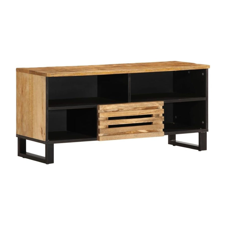 TV Cabinet Solid Wood Rough Mango
