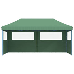 Foldable Party Tent Pop-Up No with 3 Sidewalls Green