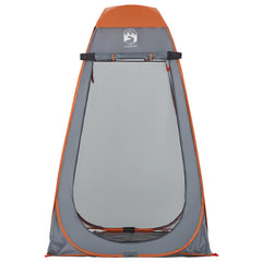 vidaXL Privacy Tent Grey and Orange Pop-up Waterproof 5