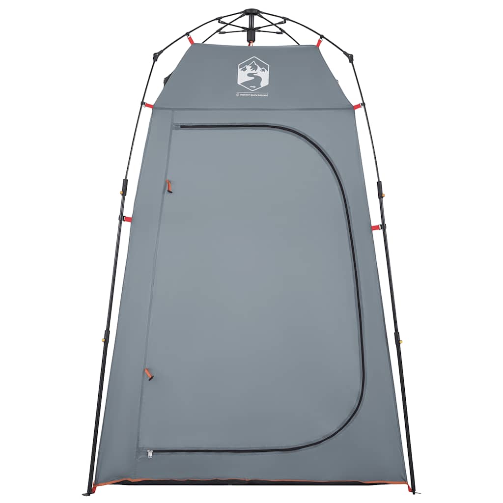 vidaXL Privacy Tent Grey Quick Release Waterproof 5
