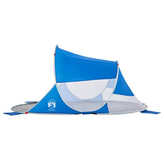 vidaXL Beach Tent Azure Blue Pop-up Waterproof 6