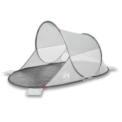 vidaXL Beach Tent Grey Pop-up Waterproof 4