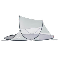 vidaXL Beach Tent Grey Pop-up Waterproof 6