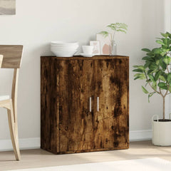 vidaXL Sideboard Smoked Oak 60x31x70 cm Engineered Wood 3