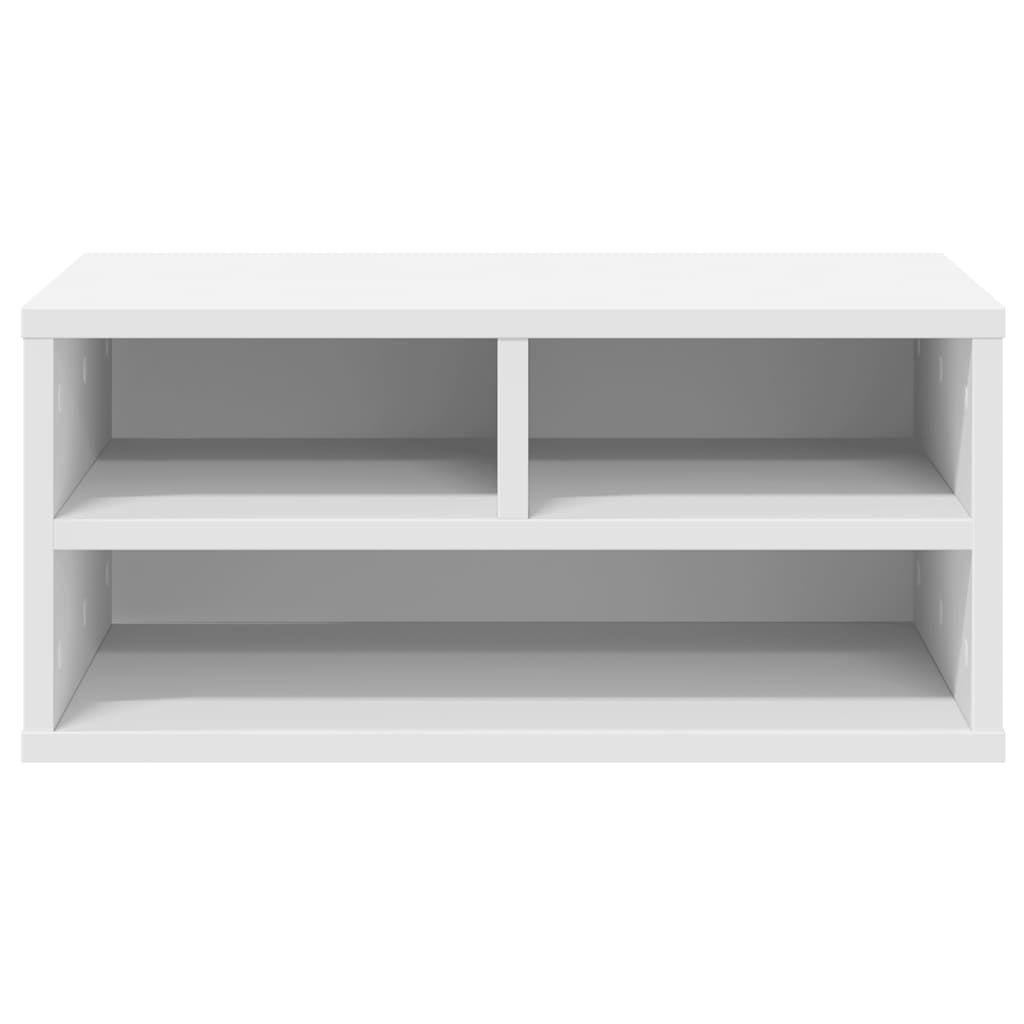 vidaXL Printer Stand White 49x40x22,5 cm Engineered Wood 5