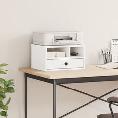 vidaXL Printer Stand White 40x32x22,5 cm Engineered Wood 3