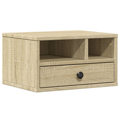 vidaXL Printer Stand Sonoma Oak 40x32x22,5 cm Engineered Wood 2