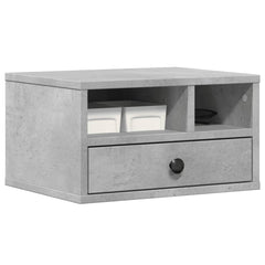 vidaXL Printer Stand Concrete Grey 40x32x22,5 cm Engineered Wood 4