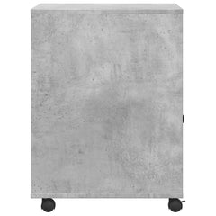 Printer Stand with Wheels 60x50x67 cm Concrete grey