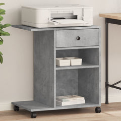 vidaXL Printer Stand with Wheels 60x40x68.5 cm