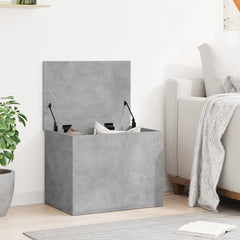 vidaXL Storage Box Concrete Grey 60x42x46 cm Engineered Wood 3