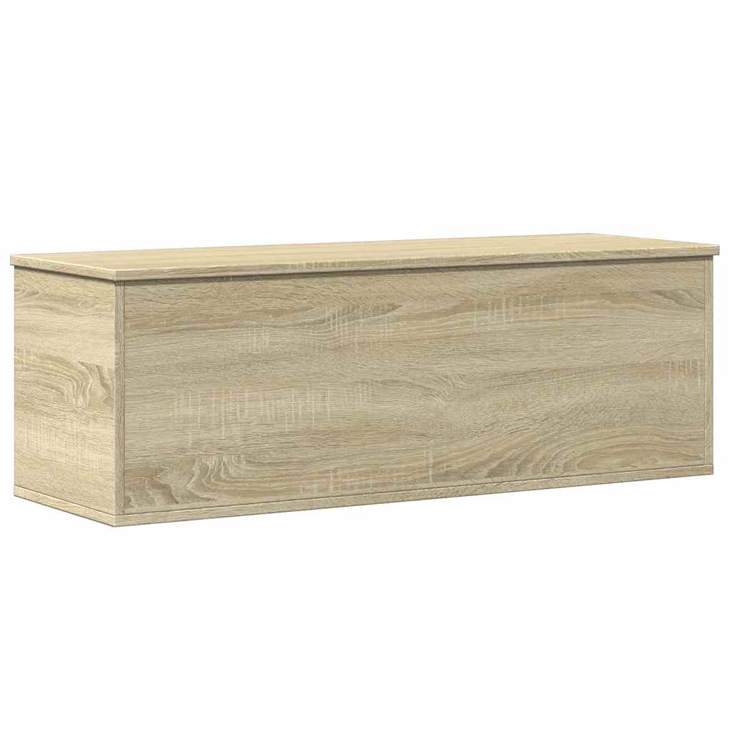 Storage Box 102x35x35 cm Engineered Wood Sonoma oak