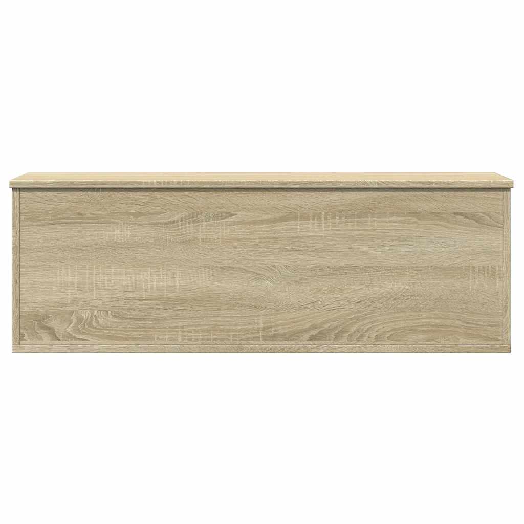Storage Box 102x35x35 cm Engineered Wood Sonoma oak
