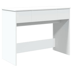 vidaXL Dressing Table with Mirror White 100x45x76 cm 2