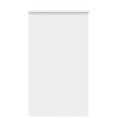 vidaXL Dressing Table with Mirror White 100x45x76 cm 6