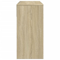 vidaXL Dressing Table with Mirror Sonoma Oak 80x39x80 cm 6