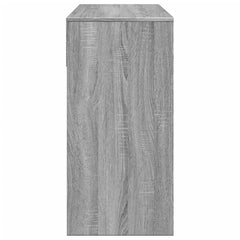 vidaXL Dressing Table with Mirror Grey Sonoma 80x39x80 cm 6