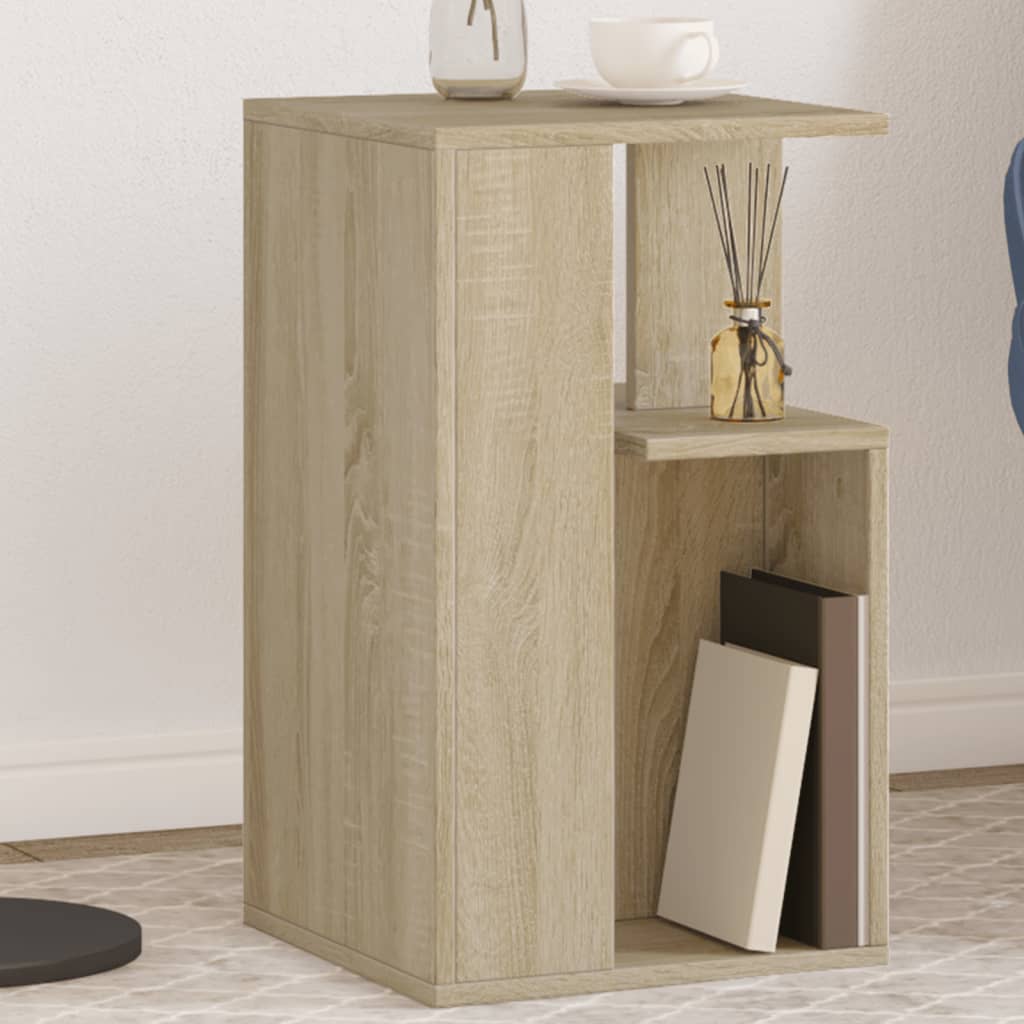 vidaXL Side Table Sonoma Oak 35x35x60 cm Engineered Wood 2