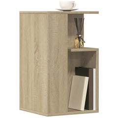 vidaXL Side Table Sonoma Oak 35x35x60 cm Engineered Wood 4