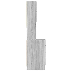 vidaXL Kitchen Cabinet Grey Sonoma 35x50x180 cm Engineered Wood 5