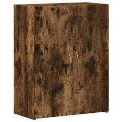 vidaXL File Cabinet Smoked Oak 60x32x77.5 cm Engineered Wood 2