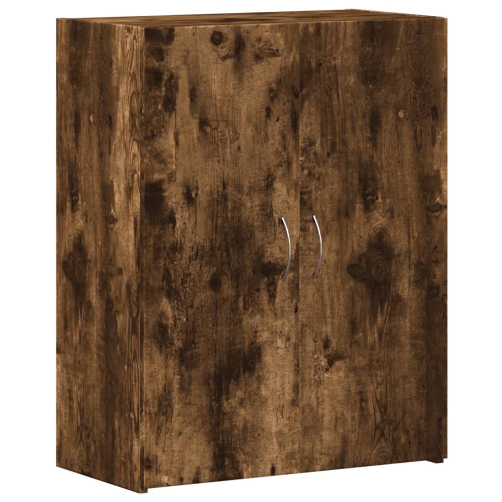 vidaXL File Cabinet Smoked Oak 60x32x77.5 cm Engineered Wood 2