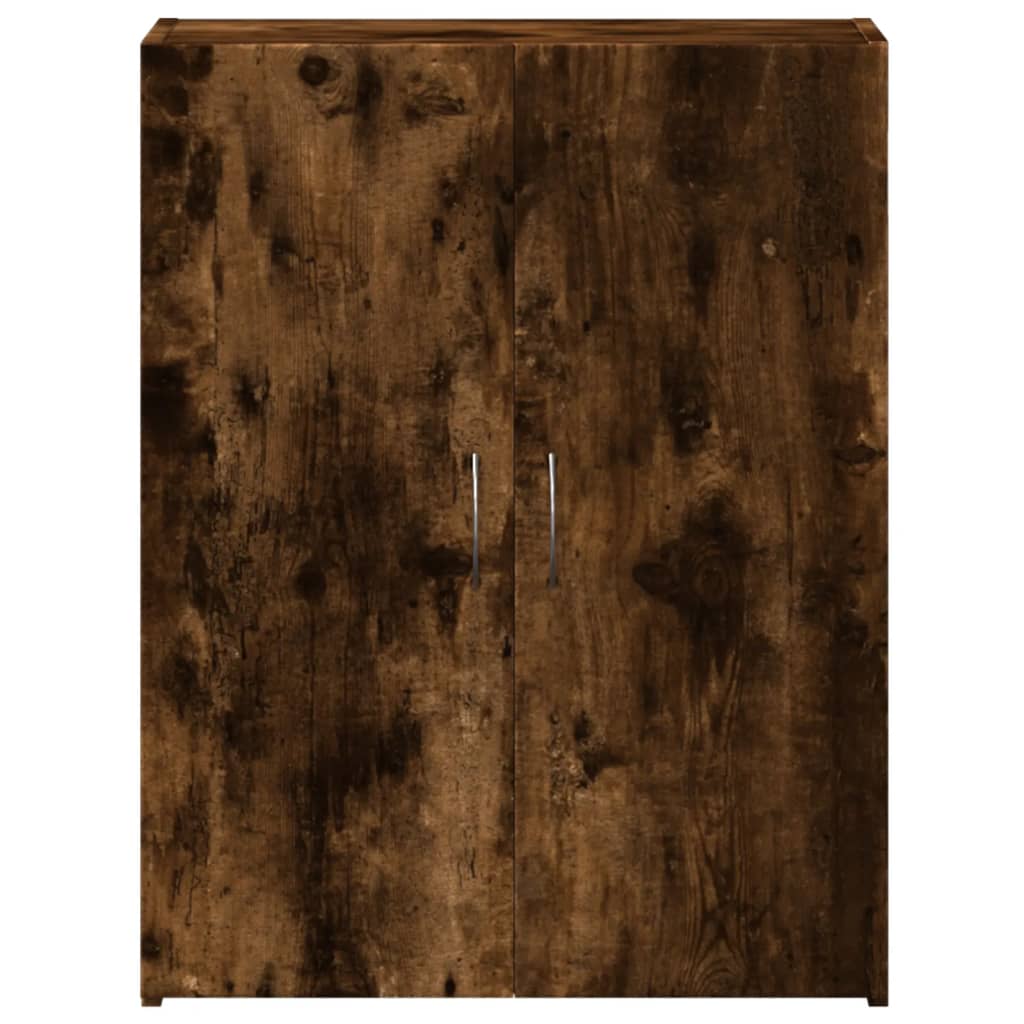 vidaXL File Cabinet Smoked Oak 60x32x77.5 cm Engineered Wood 4