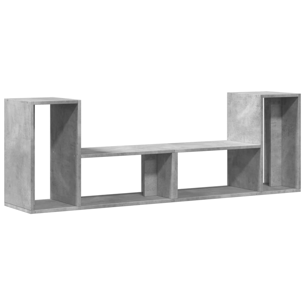 vidaXL TV Cabinet Concrete Grey 2