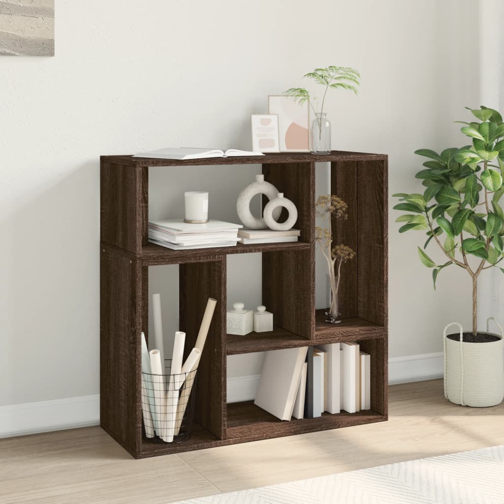 vidaXL TV Cabinet Brown Oak 4