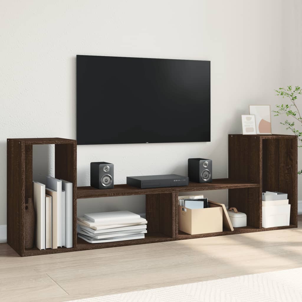 vidaXL TV Cabinet Brown Oak 1