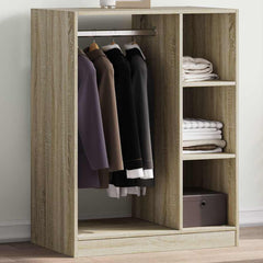 vidaXL Wardrobe Engineered Wood with Rod