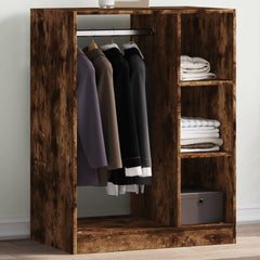 vidaXL Wardrobe Engineered Wood with Rod