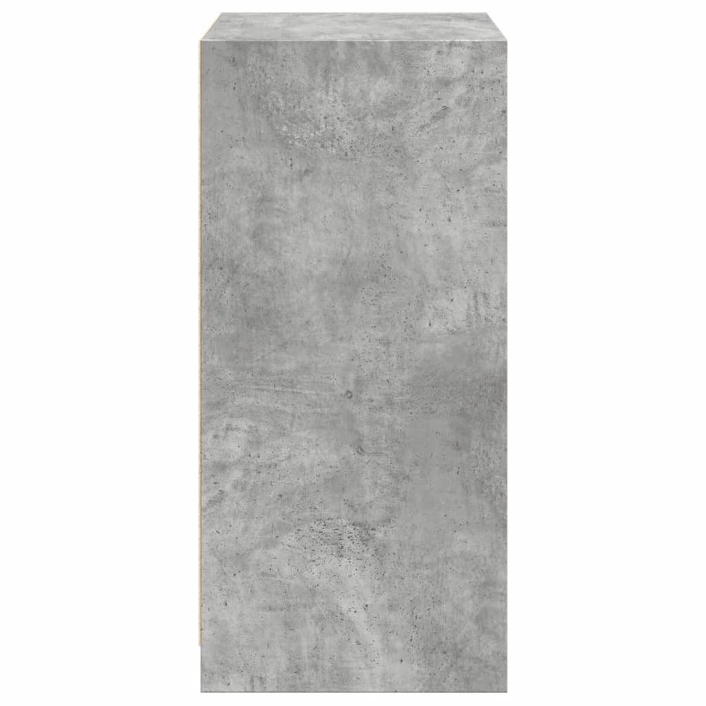 vidaXL Wardrobe Concrete Grey 48x41x102 cm Engineered Wood 6