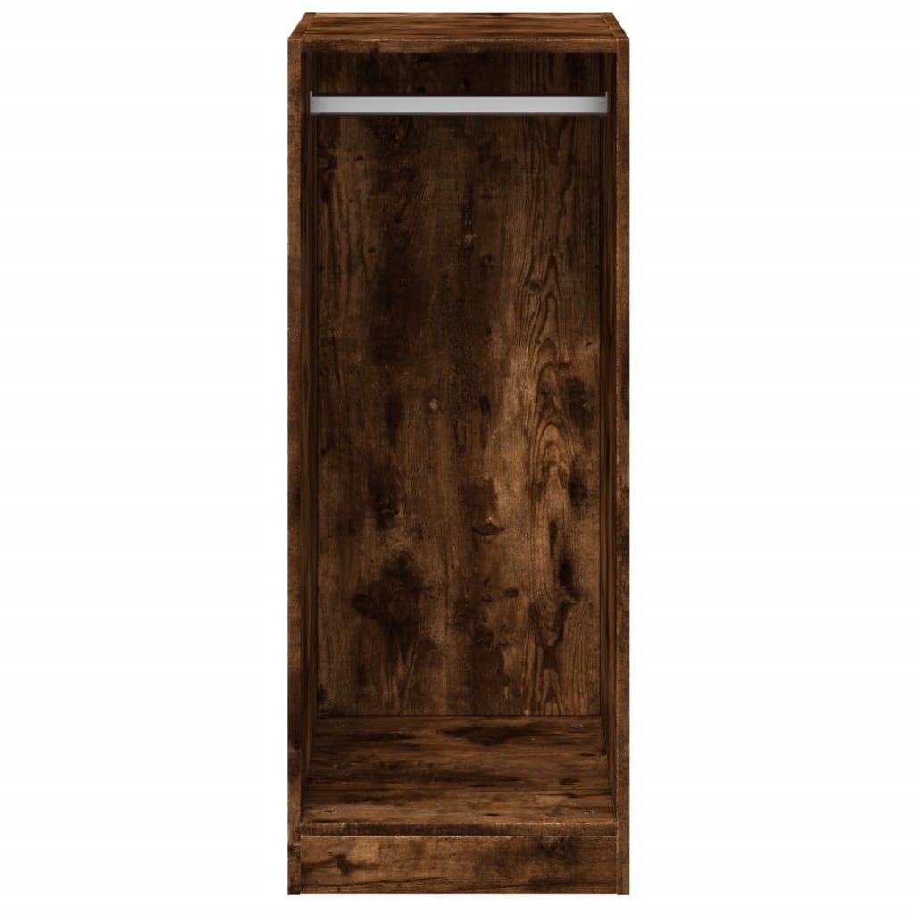 vidaXL Wardrobe Smoked Oak 48x41x102 cm Engineered Wood 5