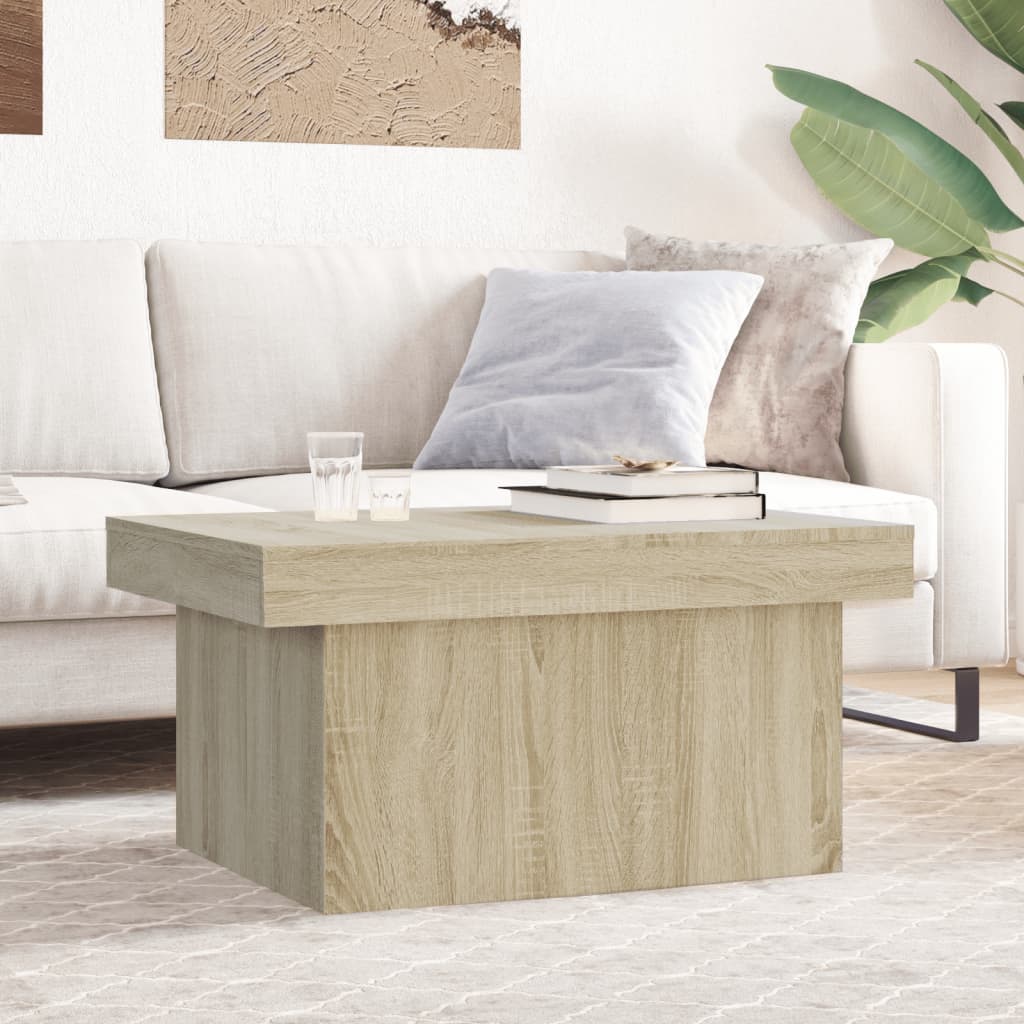vidaXL Coffee Table Sonoma Oak 100x55x40 cm Engineered Wood 1