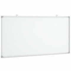 vidaXL Magnetic Whiteboard 100x50x1.7 cm Aluminium 2