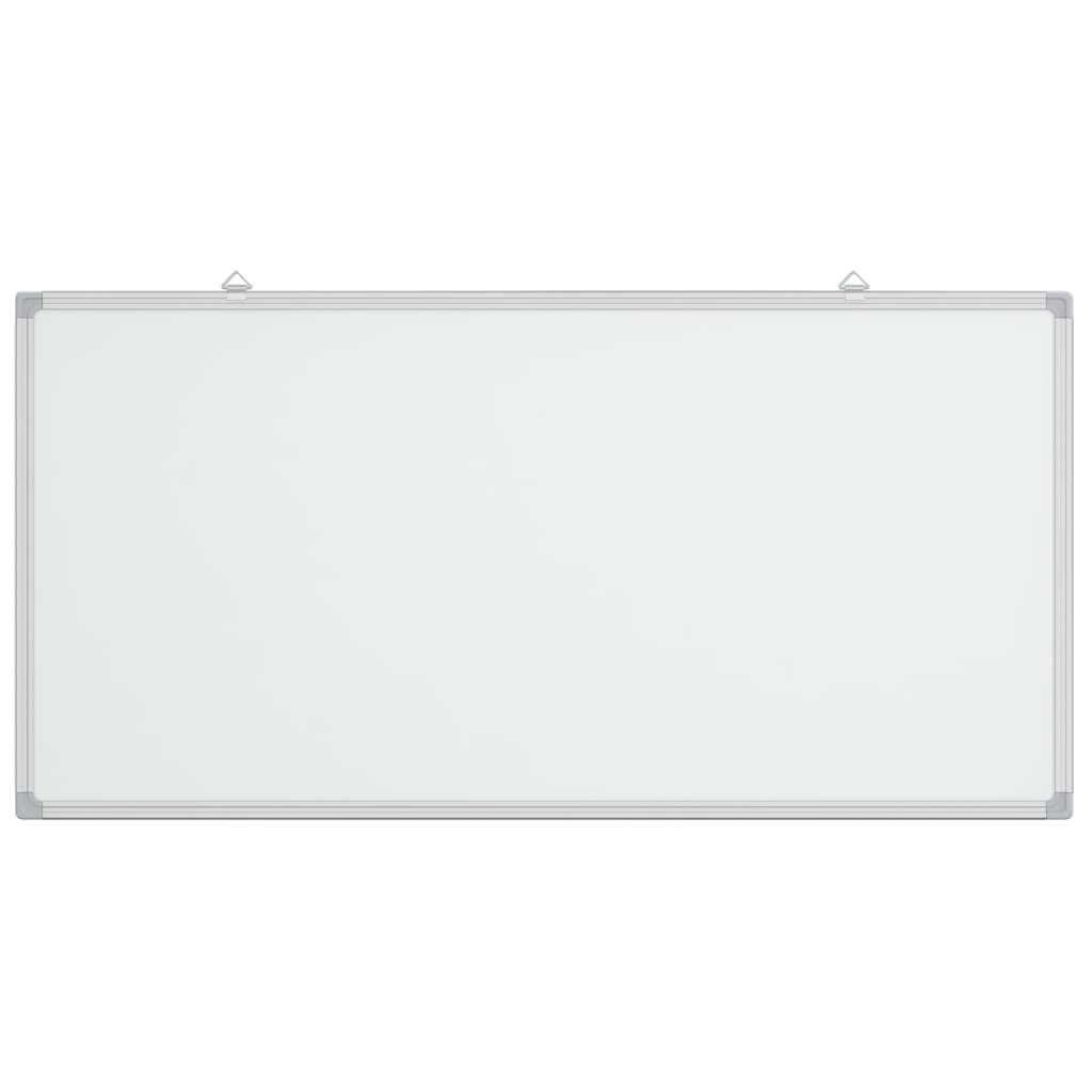vidaXL Magnetic Whiteboard 100x50x1.7 cm Aluminium 3