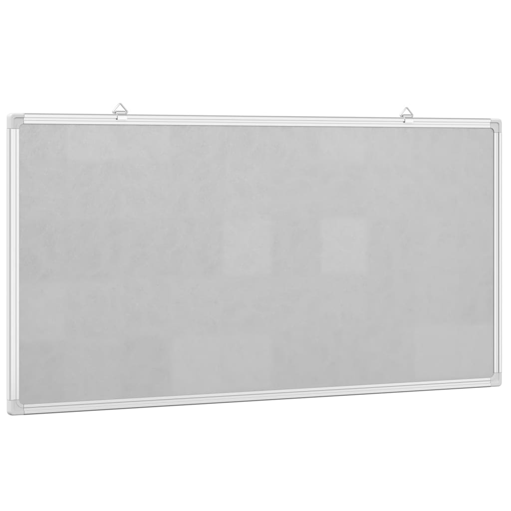 vidaXL Magnetic Whiteboard 100x50x1.7 cm Aluminium 4
