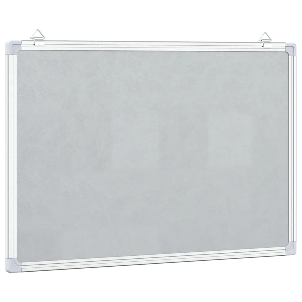 vidaXL Magnetic Whiteboard 80x60x1.7 cm Aluminium 4