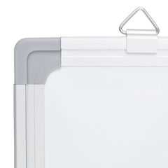 vidaXL Magnetic Whiteboard 80x60x1.7 cm Aluminium 5