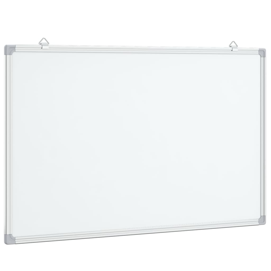 vidaXL Magnetic Whiteboard 100x60x1.7 cm Aluminium 2