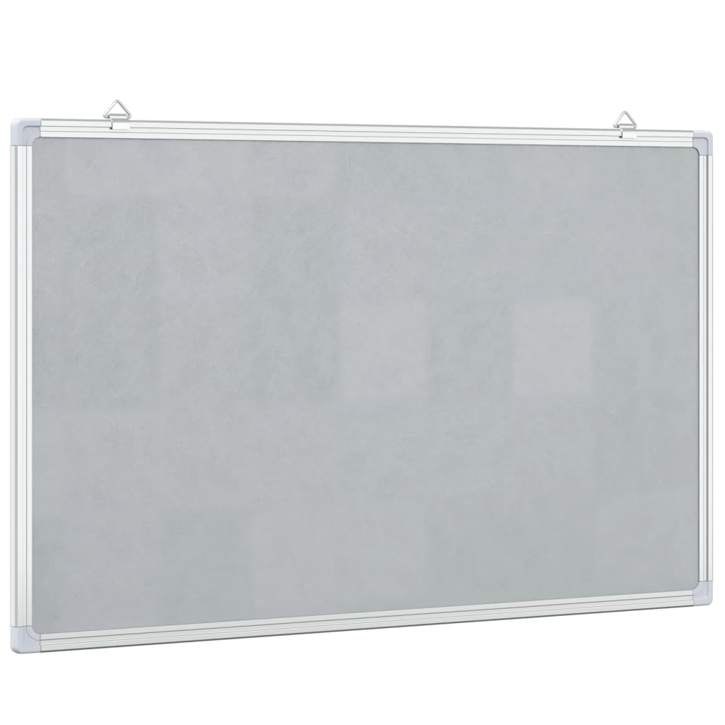 vidaXL Magnetic Whiteboard 100x60x1.7 cm Aluminium 4