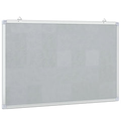 vidaXL Magnetic Whiteboard 100x60x1.7 cm Aluminium 4