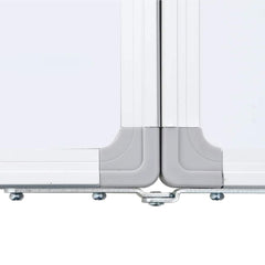 vidaXL Magnetic Whiteboard Foldable 120x60x1.7 cm Aluminium 6