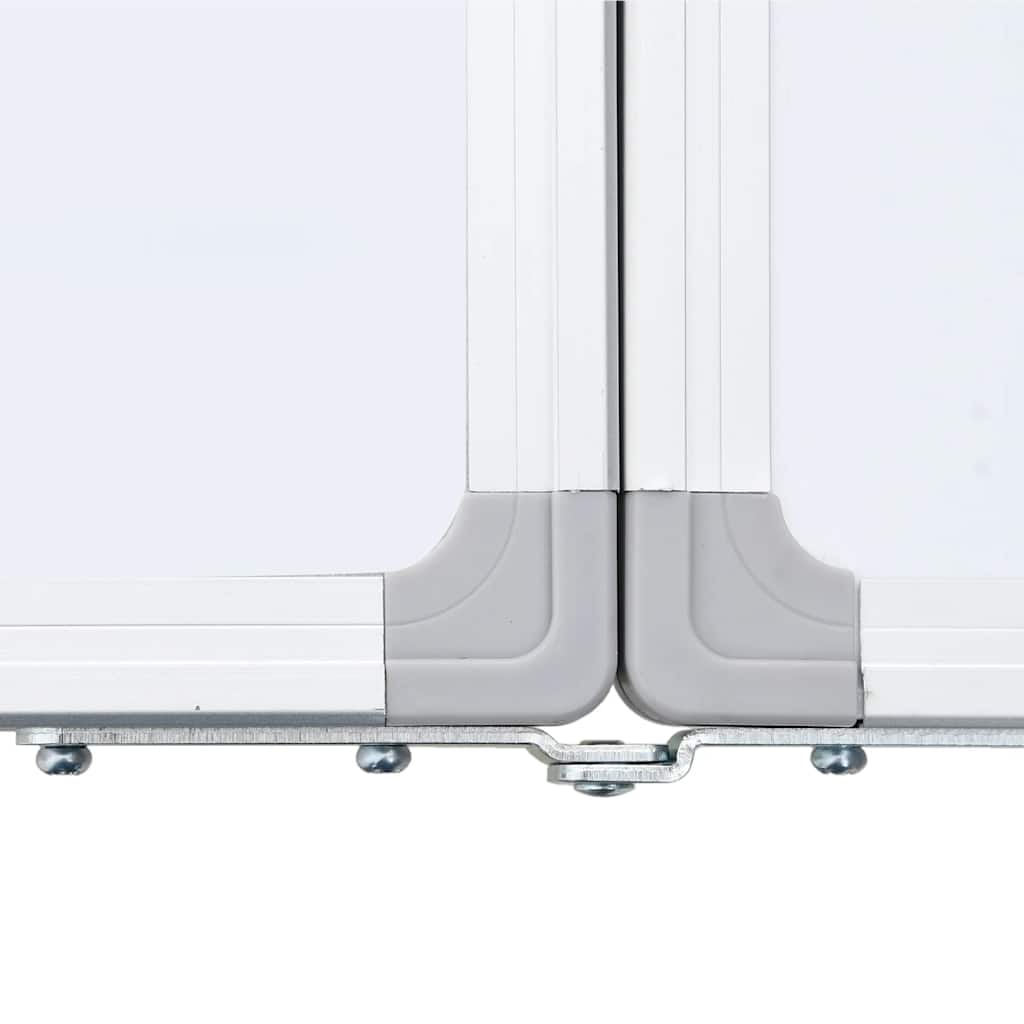 vidaXL Magnetic Whiteboard Foldable 120x60x1.7 cm Aluminium 6