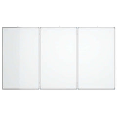 vidaXL Magnetic Whiteboard Foldable 120x100x1.7 cm Aluminium 3