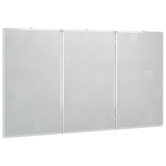 vidaXL Magnetic Whiteboard Foldable 150x100x1.7 cm Aluminium 4