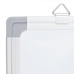 vidaXL Magnetic Whiteboard Foldable 160x40x1.7 cm Aluminium 5