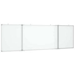 vidaXL Magnetic Whiteboard Foldable 160x60x1.7 cm Aluminium 2