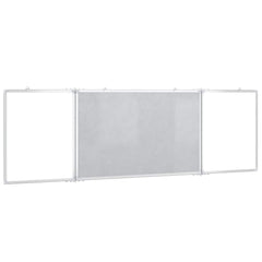 vidaXL Magnetic Whiteboard Foldable 160x60x1.7 cm Aluminium 4